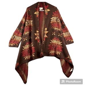 Ralph Lauren Denim & Supply Cotton Southwest Open Cardigan Size L